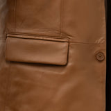 Dom Men's Leather Blazer