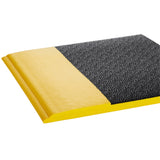 Wear- Tuff-Spun Pebble-Surface 3'x75' Black w/Yellow