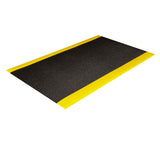 Wear- Tuff-Spun Pebble-Surface 4'x75' Black w/Yellow