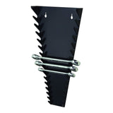 Wrench Holder, 1L X 7-1/8W X 11-5/8H, Holds Up To 15 Wrenches Of Different Sizes, Made Of High Impact Polysteryne, Black, Madde