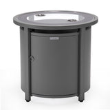 Leisuremod Walbrooke Grey Patio Round Tank Holder