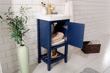 18 Blue Sink Vanity