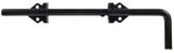 Hillman Group 851369 Carded NonAdjustable Throw Cane Bolts Black 0.5 x 12 in.