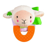 Wristy Buddy Pack of 4 Baby Teethers – Crab, Moose, Lamb & Elephant