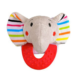 Wristy Buddy Pack of 5 Baby Teethers – Flower, Crab, Moose & Elephant