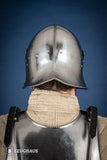 Burgundian Sallet Helmet 1,6mm Polished