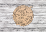 HOME SWEET HOME Strawberry Gnome Door Hanger DIY Unfinished Kit