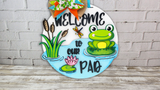 WELCOME to our Pad Frog Door Hanger - DIY Unfinished Kit - Lvl 2