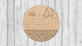 Welcome hope you like plants Door Hanger - DIY Unfinished Kit - Lvl 2