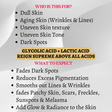 Thick As Thieves Pure Glycolic Acid Lactic Acid Extreme Gel Peel - 30ml