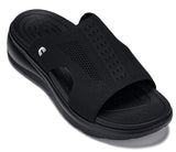 CALTO - X1657 - 2 Inches Taller (Black/Knitted Black)