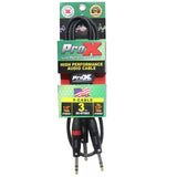 Prox Xc-Sys03 3 Ft. 1/4 Trs-M To Dual 1/4 Trs-M High Performance Audio Cable