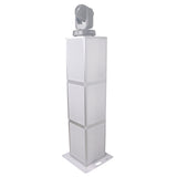 Prox Xsa-Pillar6Ft Lumo Stage Acrylic Pillar 6' Column Cube Section Display Pedestal And Base For Led Dj Stage Lighting Dance Fl