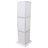 Prox Xsa-Pillar6Ft Lumo Stage Acrylic Pillar 6' Column Cube Section Display Pedestal And Base For Led Dj Stage Lighting Dance Fl