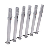 Set Of Six Stageq Platform Telescoping Legs 28 To 48 Inch Height Adjustable Legs Only