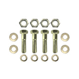 Prox Xt-Btsbx4-G8 Set Of (4) 2.5 Length Hex Short Yellow Zinc Truss Bolts Nuts Washers Grade 8 (5/8-11 X 2-1/2 Nc)