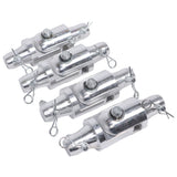 Pack Of 4 Conical Tube Ground Support Post Towers Male To Male Hinge Joint Fits F31 F32 F34