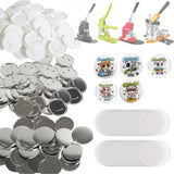 Vevor 3 75Mm Button Badge Parts Supplies For Button Maker Machine 200 Sets-like New