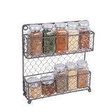 Dii 2 Tier Chicken Wire Spice Rack
