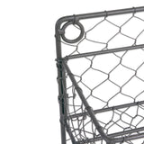 Dii Double Wide 4 Row Chicken Wire Spice Rack