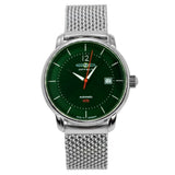 Zeppelin Lz120 Bodensee Stainless Steel Green Dial Automatic 8160M4 MenS Watch