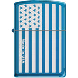 20446Mp325235 - Zippo Procut Flag Sapphire Blue