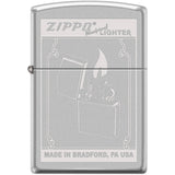 205Mp400760 - Zippo Procut Windproof Lighter Satin Chrome
