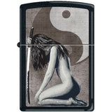 218Ci001321 - Zippo Procut Woman Sword Black Matte
