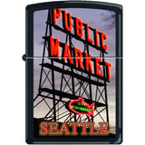 218Ci008287 - Zippo Procut Seattle Fish Market Black Matte