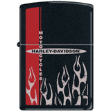218Ci012004 - Zippo Procut Hd Flames Black Matt