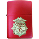 233Mp290886 - Zippo Procut Hd Fireman Red Matt