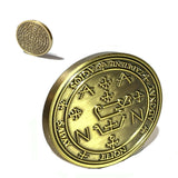 Seal of the Archangel Zadkiel Coin - 72 Names of God