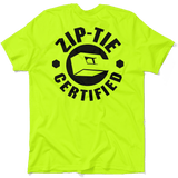 Zip Tie - Safety Yellow T-Shirt