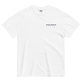 "Hey Quick Question Are You Kidding Me" Embroidered Comfort Colors T-Shirt – Funny Sarcastic Tee