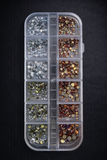 Queen - Clear and Rose Gold Rhinestones - Stones08