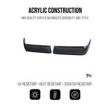Tint My Light Smoked Acrylic Turn Signal Light Cover for 2018-2026 Jeep Wrangler JL Rubicon, Sahara &20-25 Jeep Gladiator JT Rubicon, Sahara w/LED Fender Lights (Not Fits sport)