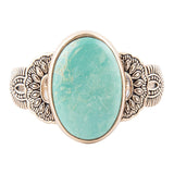 Agave Turquoise and Bronze Statement Cuff Bracelet