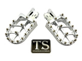 Anodized Aluminum Foot Pegs for Surron and Similar E-moto