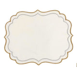 ARISTA IVORY RECTANGLE FABRIC PLACEMAT (Set Of 4)