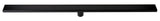 ALFI brand 47 Black Matte Brushed Stainless Steel Linear Shower Drain with Solid Cover