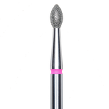 DIAMOND NAIL DRILL BIT, "BUD", RED, HEAD DIAMETER 2.5/4.5MM (FA60R025/4.5) - STALEKS™