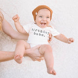Birthday Babe Organic Baby Bodysuit