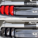 Smoked Taillight Covers for 2018-2023 Ford Mustang By Tint My Light