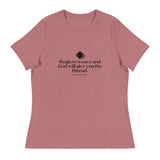 “Begin to Weave” Women’s Relaxed Fit T-Shirt – Designed by Nicole Snow