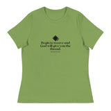 “Begin to Weave” Women’s Relaxed Fit T-Shirt – Designed by Nicole Snow