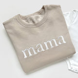 Custom Family Matching Sweatshirts | Embroidered Mama Dad & Baby