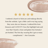 Liquid Bronzer Drops for Mature Skin – Dewy Glow Without Glitter, Nut-Free & Vegan