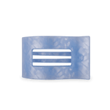 Blue Lagoon Medium Flat Rectangle Hair Clip