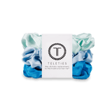 Blue My Mind Large Silk Scrunchies