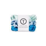 Blue My Mind Small Silk Scrunchies